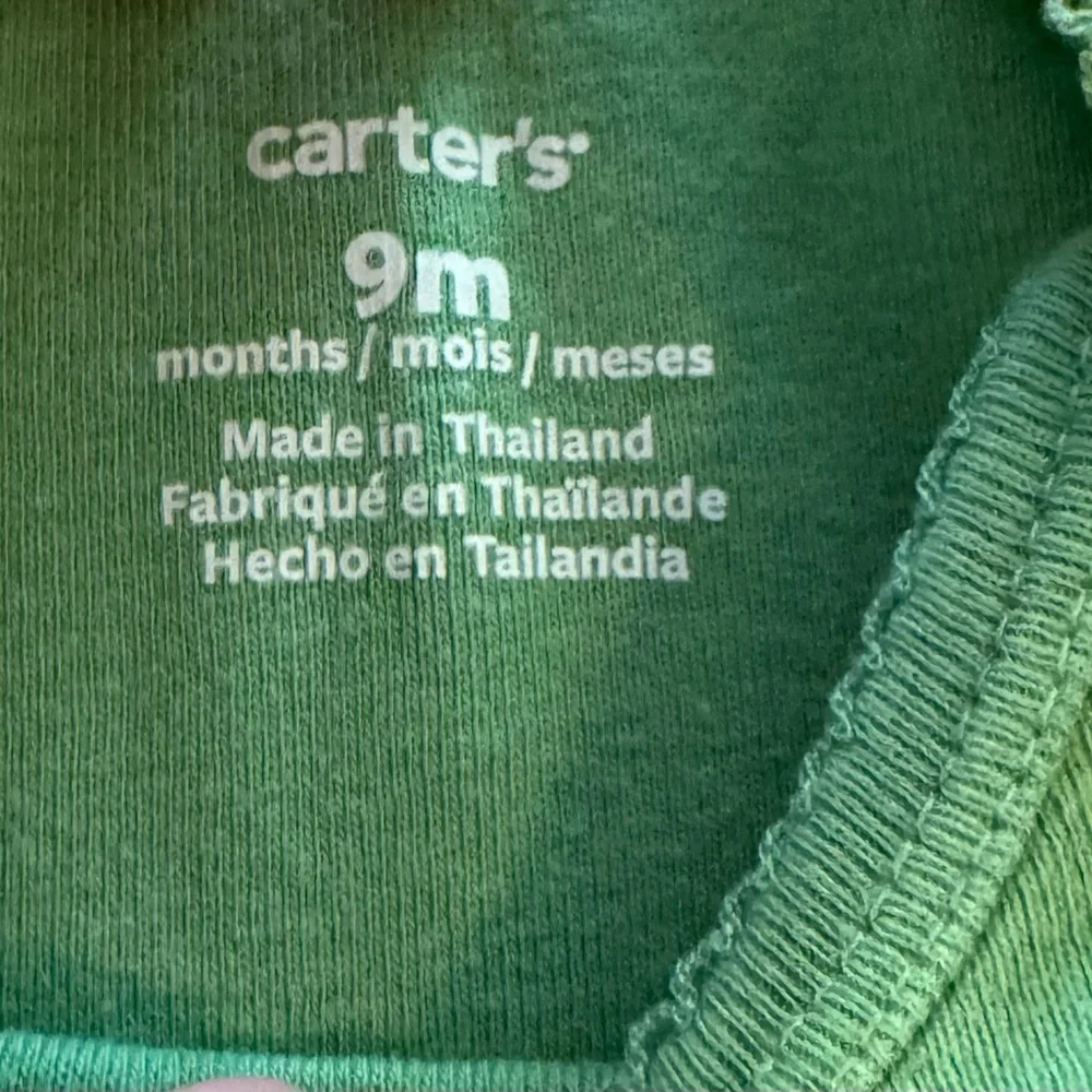 Carter's - Baby Girl Matching Berry Set Vibrant Green Baby Bodysuit,Size9M